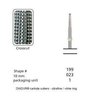 DIADUR® carbide cutters - White ring super-star - Shape 199 - 023mm-0