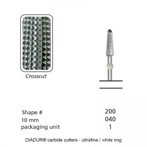 DIADUR® carbide cutters - White ring super-star - Shape 200 - 040mm-0