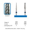 DIADUR® carbide cutters - Blue ring strato - Shape 200-0