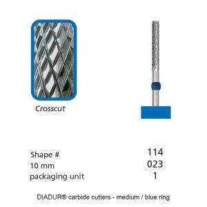 DIADUR® carbide cutters - Blue ring - Shape 114-0