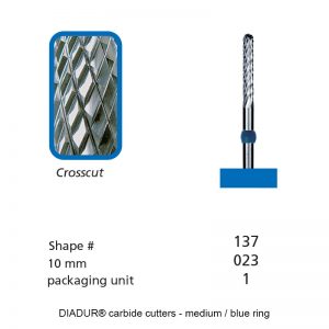 DIADUR® carbide cutters - Blue ring - Shape 137-0