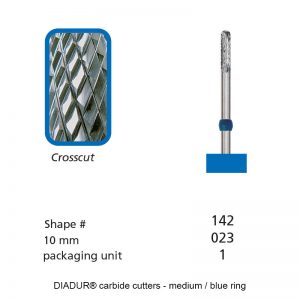 DIADUR® carbide cutters - Blue ring - Shape 142-0