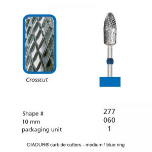 DIADUR® carbide cutters - Blue ring - Shape 277-0