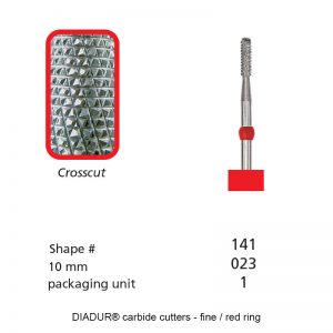 DIADUR® carbide cutters - Red ring super-tech - Shape 141 - 023mm-0