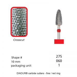 DIADUR® carbide cutters - Red ring super-tech - Shape 275 - 060mm-0