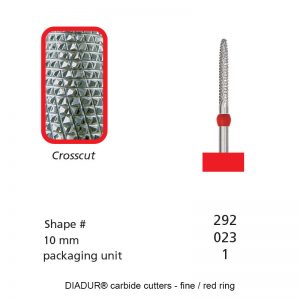 DIADUR® carbide cutters - Red ring super-tech - Shape 292 - 023mm-0