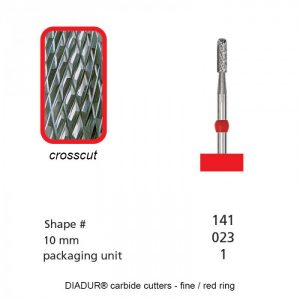 DIADUR® carbide cutters - Red ring micro - Shape 141 - 023mm-0