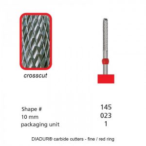 DIADUR® carbide cutters - Red ring micro - Shape 145 - 023mm-0