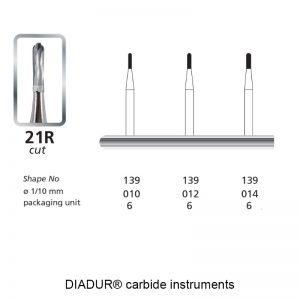 DIADUR® carbide instruments - 21R - Shape 139-0