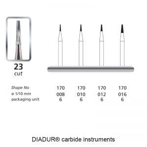 DIADUR® carbide instruments - 23 - Shape 170-0