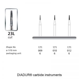 DIADUR® carbide instruments - 23L - Shape 171-0