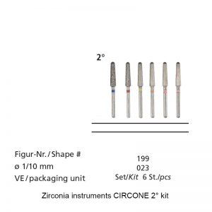 Zirconia instruments CIRCONE 2° kit-0