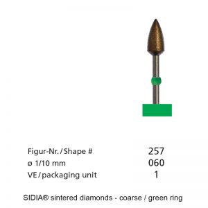 SIDIA® sintered diamonds - Turbo - Shape 257-0