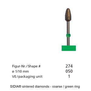 SIDIA® Sintered Diamonds - Turbo - Shape 274-0