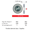 Flexible diamond discs - Sepaflex - 0, 22 mm-0