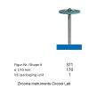 Zirconia instruments Circool Lab - shape 371 - Blue - 170mm-0