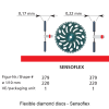 Flexible diamond discs - Sensoflex - shape 379-0