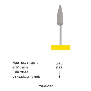 TITANOPOL - Superfine - shape 243-0