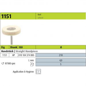 Jota 1151 - 210 - HP (Polishers & Brushes) -0